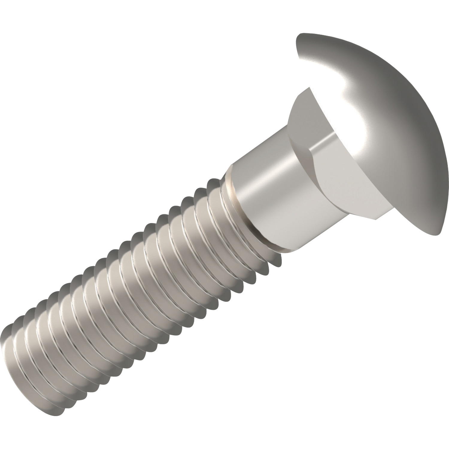 Product P0265.A2, Carriage Bolts - Partial Thread Part thread - A2 stainless / 