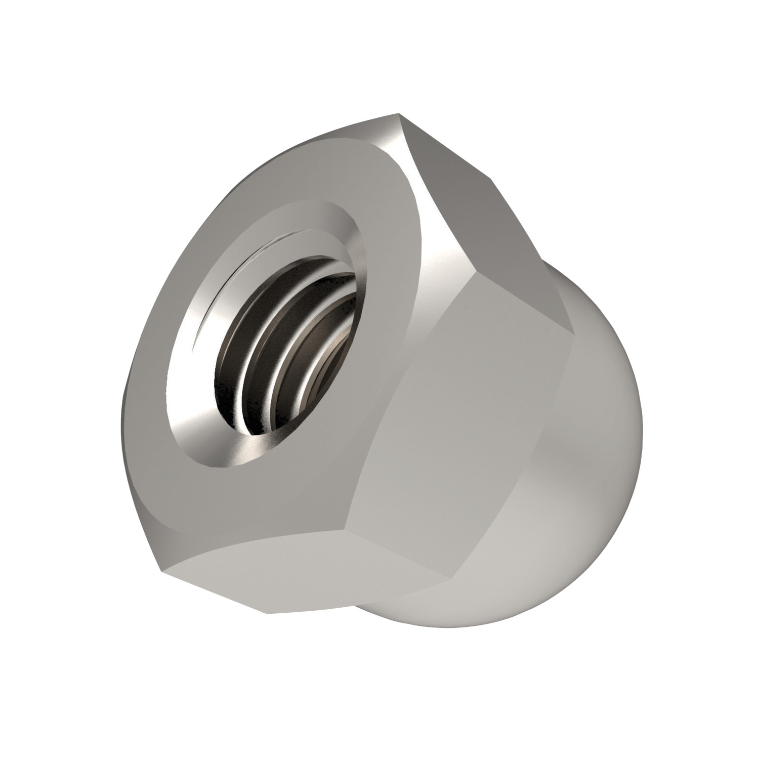 Hexagon Domed Nuts A2 stainless steel hexagon domed nuts. Sizes range from M3 to M30. Manufactured to DIN 1587.